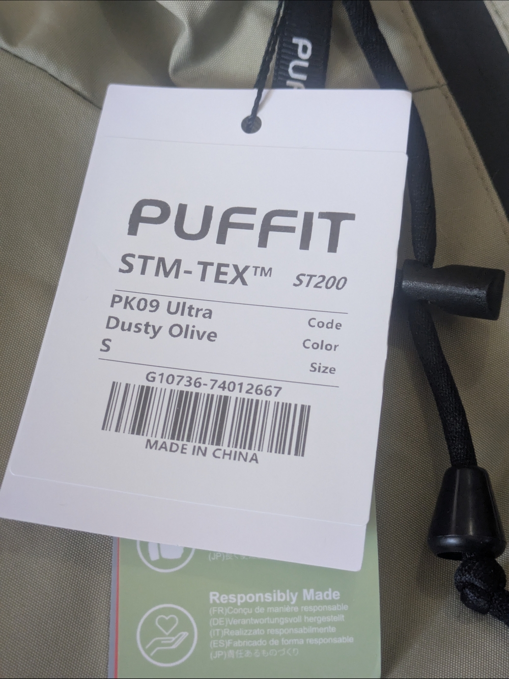 Women’s Light Sage Hooded Windbreaker Anorak - Picture 5 of 9